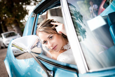 The Bride and the Ford Mustang